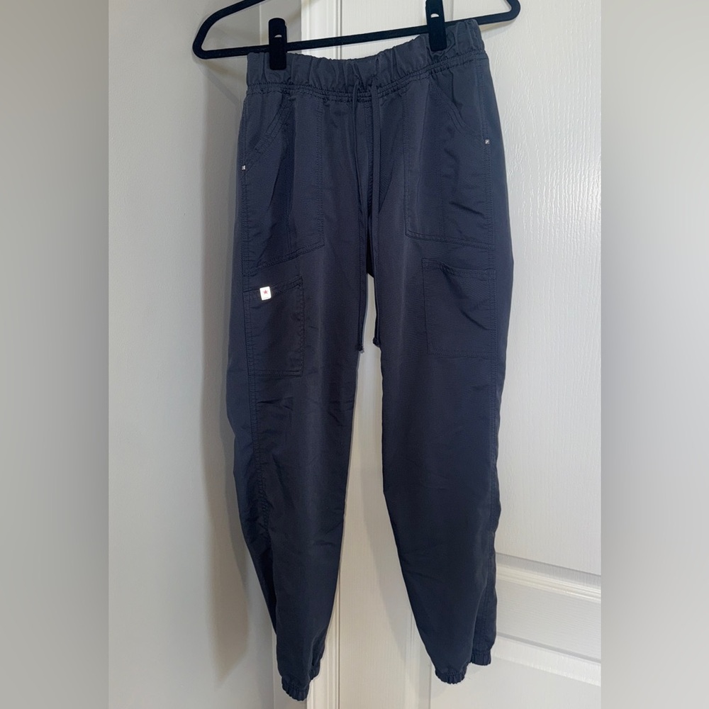 Scrubstar Women's Grey Cargo Jogger Scrub Pants